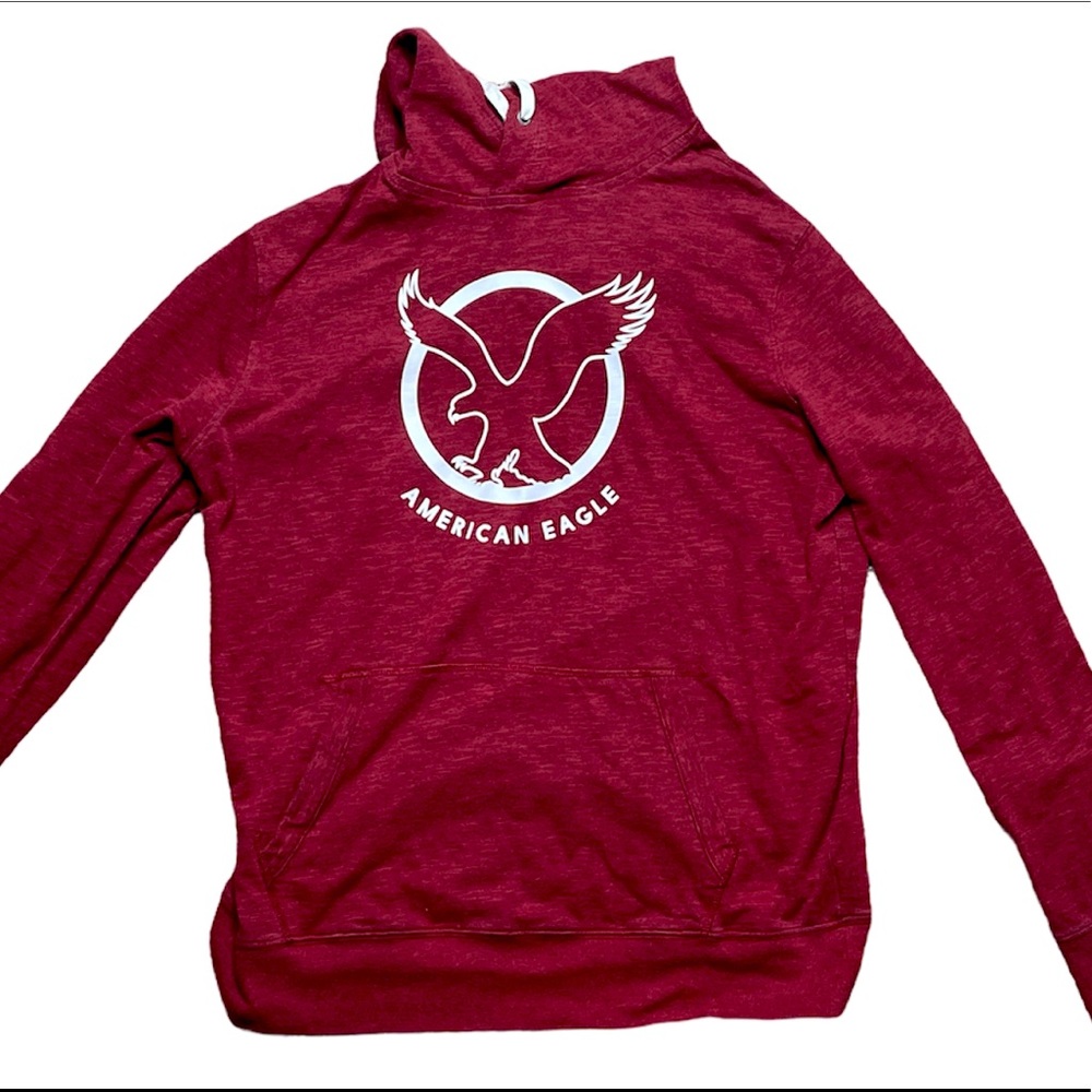 AMERICAN EAGLE MEDIUM RED HOODIE